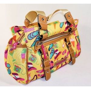 Lily Bloom London Triple Section Satchel Handbag